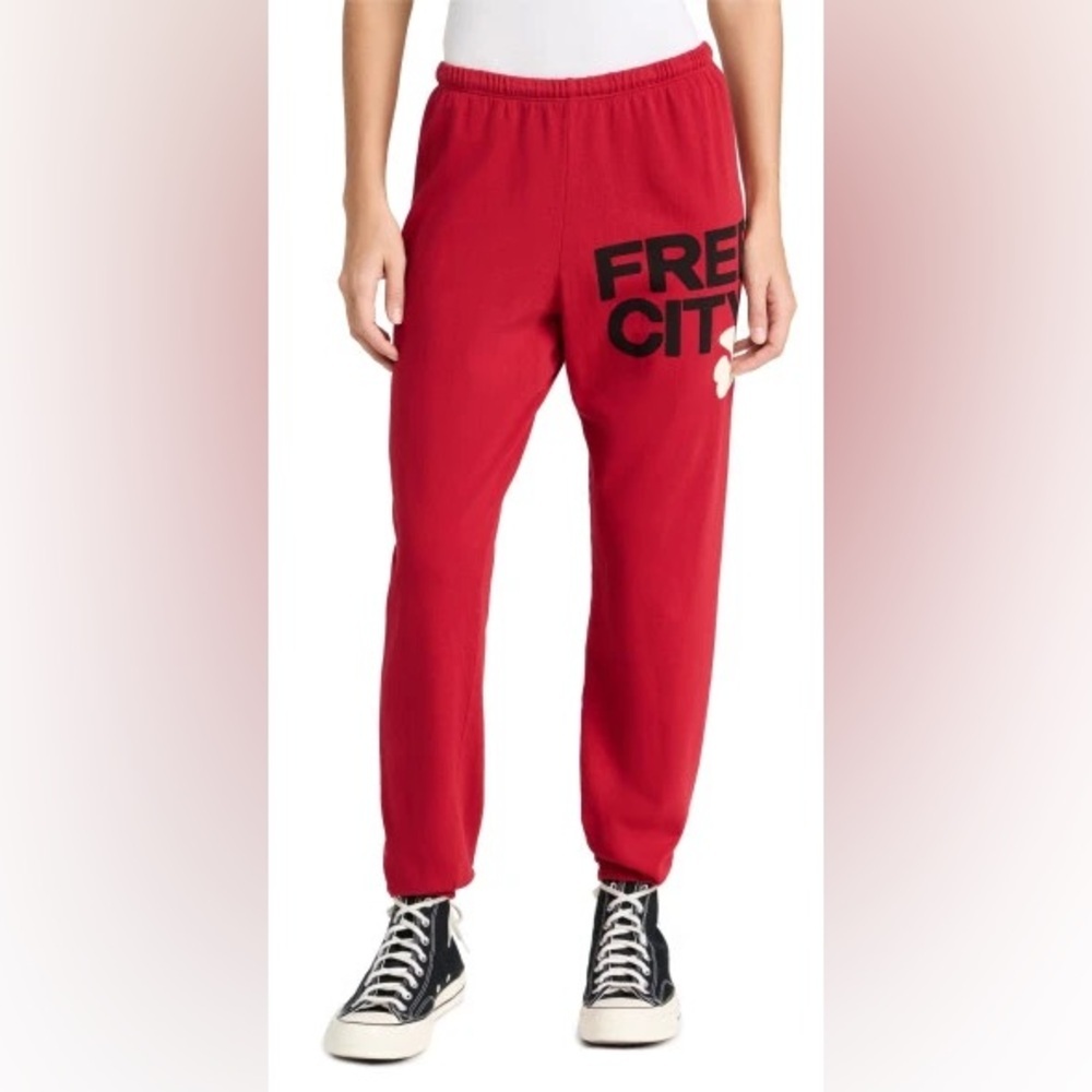 FREECITY logo sweatpants